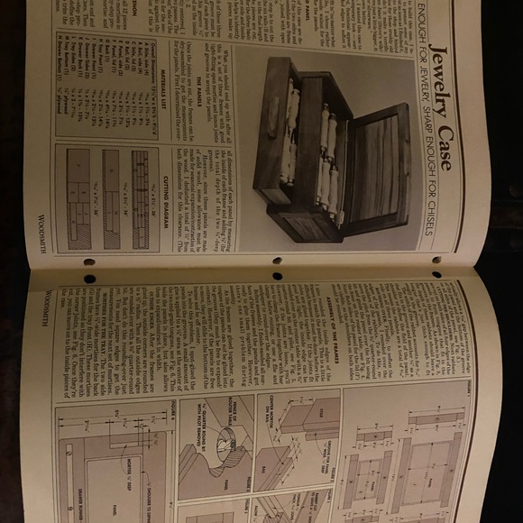 🎉5/$10🎉 Woodsmith magazine no 24 November / December 1982 chair-side cabinet - Picture 7 of 8